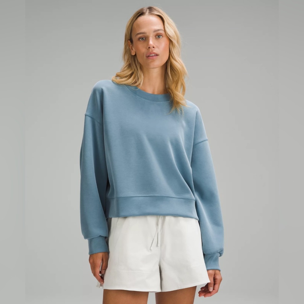 Lululemon Softstream Crop Utility Blue
